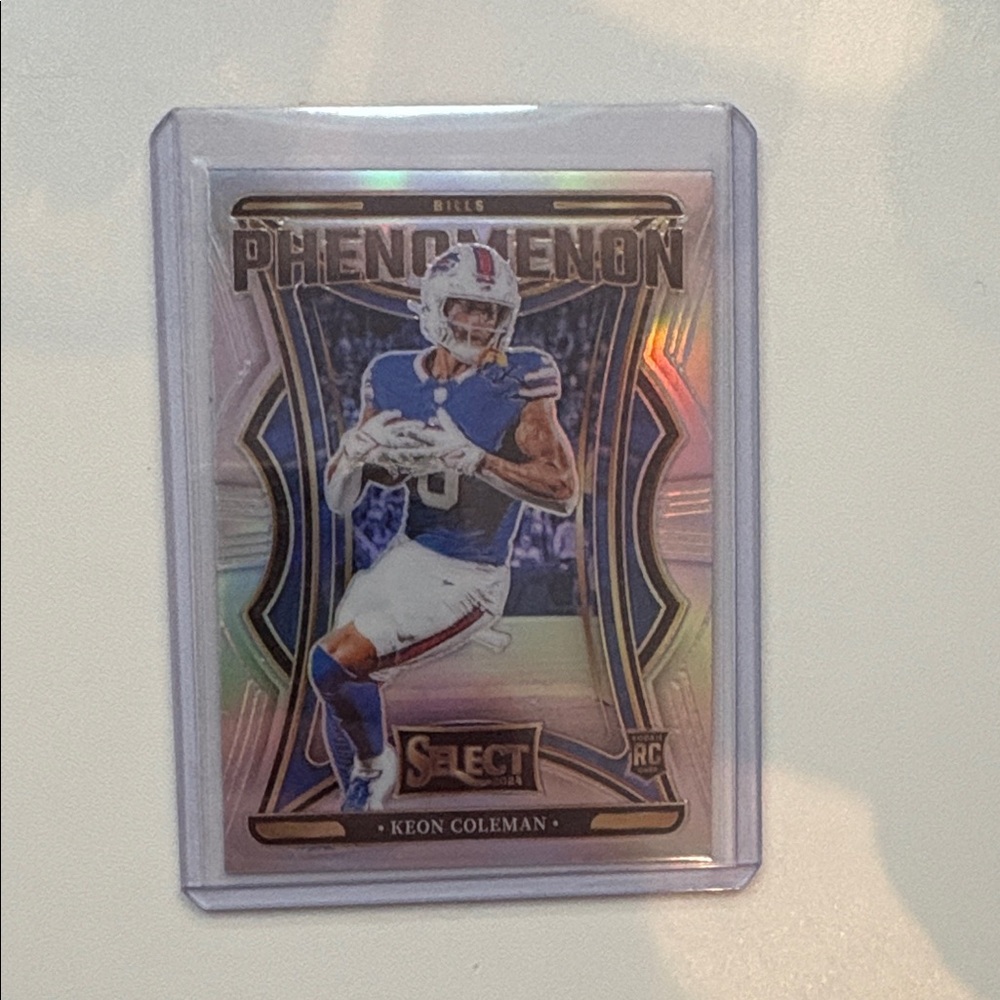 Select Phenomenon silver Keon Coleman Rookie Card
